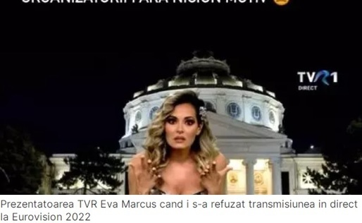 VIDEO TVR, despre scandalul Eurovision: Regulile au fost schimbate în timpul jocului. Am dat punctaj maxim Moldovei!