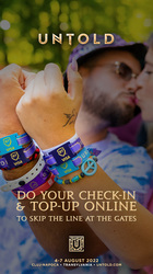 Sistem de plată, Check-in și acces la festivalul UNTOLD 2022