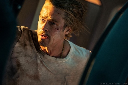 VIDEO „Bullet Train”, producția Sony cu Brad Pitt, a debutat pe primul loc în box office-ul nord-american