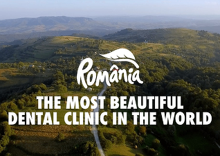 VIDEO INEDIT - Campanie de promovare a României, cu servicii dentare. "România. Cea mai frumoasă clinică dentară din lume"