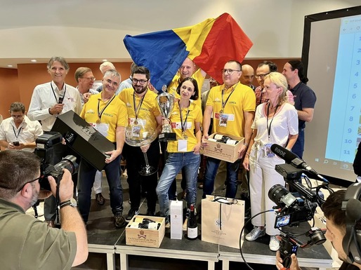 Echipa României, campioană mondială la degustat vinuri în orb la o competiție din Franța