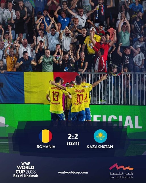 FOTO ULTIMA ORĂ România este, în premieră, noua campioană mondială la minifotbal, învingând dramatic la penalty-uri Kazahstanul