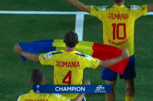 FOTO ULTIMA ORĂ România este, în premieră, noua campioană mondială la minifotbal, învingând dramatic la penalty-uri Kazahstanul