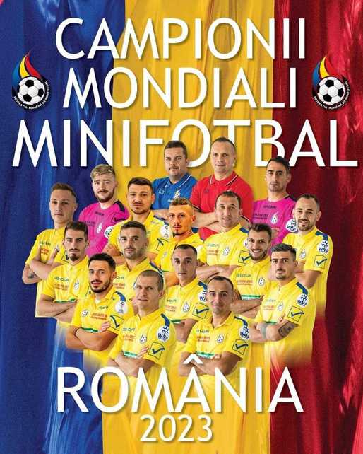 FOTO ULTIMA ORĂ România este, în premieră, noua campioană mondială la minifotbal, învingând dramatic la penalty-uri Kazahstanul