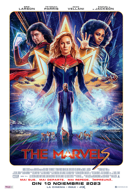 „The Marvels”, trei eroine foarte diferite într-o nouă și palpitantă aventură din universul MCU