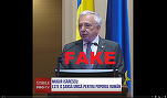 FOTO BNR raportează, ca și Profit.ro, deep fake-ul lansat pe numele lui Isărescu. Ce răspuns a primit de la Facebook