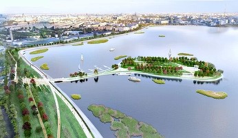 Licitație pentru amenajarea Parcului Insula Lacul Morii. 38 de milioane de lei, valoare estimată. ”Va fi o oază de verdeață cu zone de recreere, terenuri de sport, spații pentru evenimente culturale”