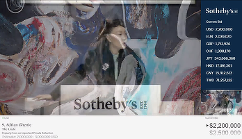 FOTO&VIDEO Interes ridicat pentru arta lui Adrian Ghenie. Un tablou al pictorului român a fost vândut, la Sotheby's New York, cu 3 milioane de dolari