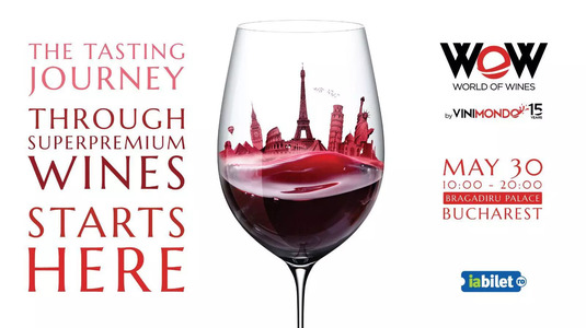 VINIMONDO prezintă cea de-a doua ediție a evenimentului World Of Wines (WOW), alături de cele mai mari nume din industria vinicolă internațională
