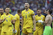 FOTO Imagini cu explozia de bucurie a echipei naționale de fotbal a României după calificarea în optimi de pe locul 1