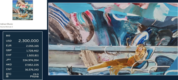 VIDEO&FOTO Un tablou de Adrian Ghenie, alegorie a proliferării extremismului - vândut la New York cu peste 3 milioane de dolari. ”Cea mai tulburătoare pictură!”