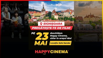 FOTO Lanțul românesc Happy Cinema se extinde și ajunge în Sighișoara