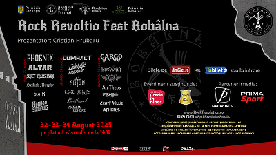Festivalul Rock Revolution revine la Bobâlna în 2025
