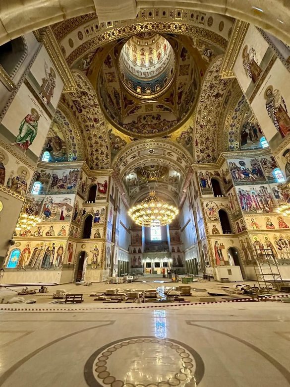 Interiorul Catedralei Mântuirii Neamului, dezvăluit în premieră FOTO