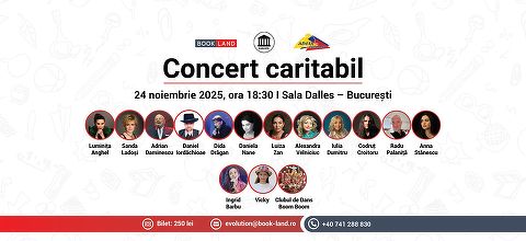 Mari artiști puși pe cântat: visul unei școli la sat. Concert caritabil pentru Asociația BookLand
