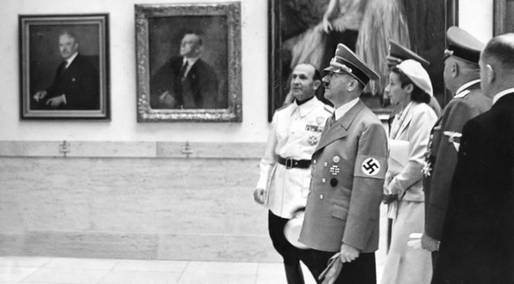 Picturi atribuite lui Hitler, vândute discret la licitație