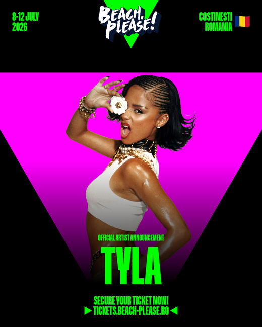 Tyla, artista care a cucerit lumea cu hitul „Water”, vine la Beach, Please!