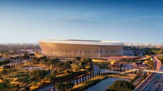 Noul stadion al echipei AS Roma, undă verde pentru construcție