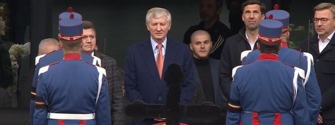FOTO Miliardarul Rinat Ahmetov, la București pentru Mircea Lucescu