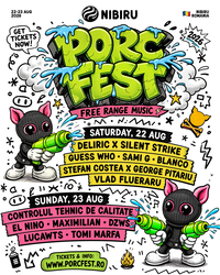 NIBIRU anunță PORC FEST, un weekend dedicat culturii hip hop, muzicii și comunității underground