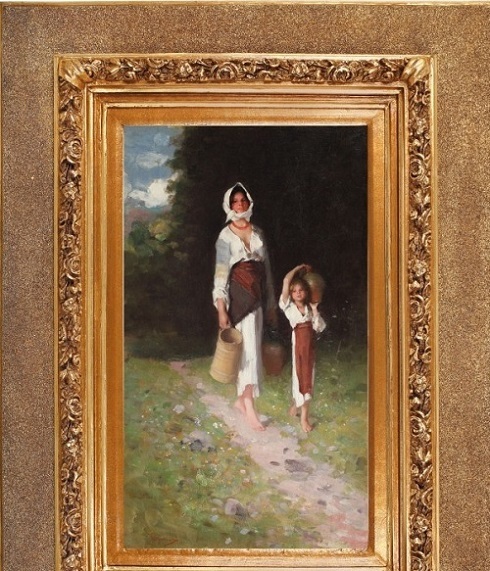 FOTO Un tablou de Nicolae Grigorescu a stabilit noul preț record pentru piața de artă românească