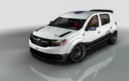 Dacia Sandero, echipată pentru raliuri, cu motor 1.6 turbo și tracțiune integrală. O companie franceză vinde kituri R4 ce transformă complet mașina de serie
