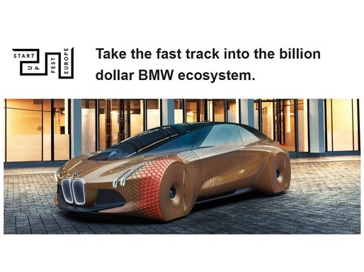 BMW invită startup-urile, inclusiv cele din România, la StartupFest Europe, din Olanda, pentru a-și găsi noi parteneri