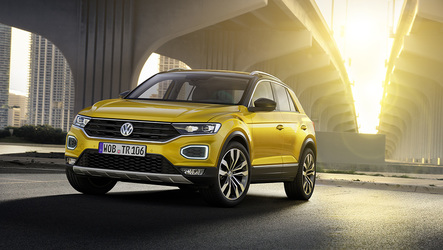 FOTO Noul Volkswagen T-Roc, un concurent pentru Dacia Duster, în segmentul B-SUV, dar cu trăsături compacte