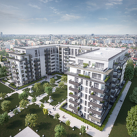 FOTO Conadi susține că două treimi din prima fază a ansamblului rezidențial Arcadia Apartments Domenii, proiectul prin care Dan Șucu intră pe piața imobiliară, au fost vândute