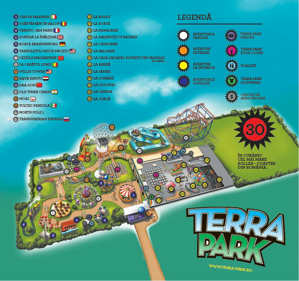 EXCLUSIV Ofertă pentru Terra Park, primul parc tematic de distracții din București, inaugurat de Nadia Comăneci, Elena Udrea și fostul primar din Chicago