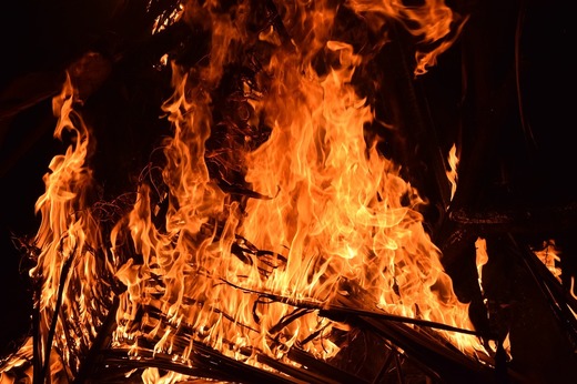 FOTO Incendiul din Delta Dunării, stins după aproape 6 ore. A fost afectată o suprafață importantă