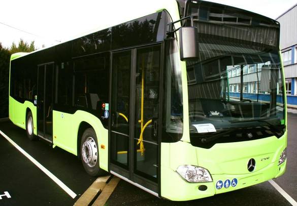 FOTO Firea a prezentat imagini în premieră cu noile autobuze hybrid din București