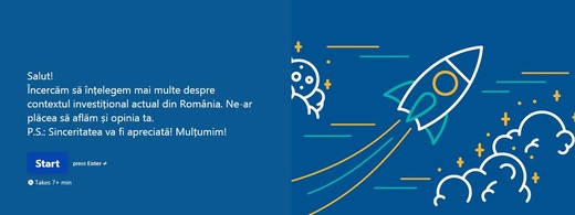 CHESTIONAR de 7 minute, cu premii constând în 1 abonament pe 1 AN la platforma Profit Insider și 5 advertoriale pe Profit.ro