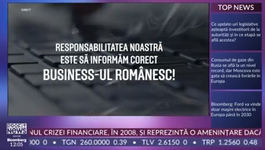 Astăzi la PROFIT NEWS TV - Ministrul Energiei, Clotilde Armand, actrița Sabina Lisievici, președintele BVB, presedintele Asociației Transportatorilor de Mărfuri Bucovina, XTB, CEO Reveal Marketing Research, General Manager Work From Asia