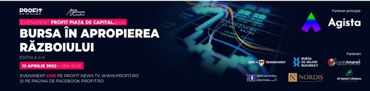 Videoconferința Profit Piața de Capital.forum - Bursa în apropierea războiului. Cum afectează tensiunile internaționale piața de capital românească? Cum pot fi atrași mai mulți investitori? 