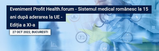 ASTĂZI - Principalii jucători din industria pharma se vor reuni la Profit Health.forum
