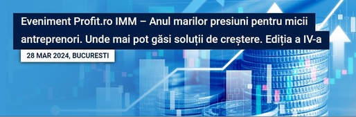 Profit.ro IMM Ediția a IV-a - Soluțiile de finanțare ale IMM, produse bancare destinate acestora, variante pentru problemele de rambursare, exemple de succes, cum pot intra antreprenorii mici și mijlocii pe piețe străine