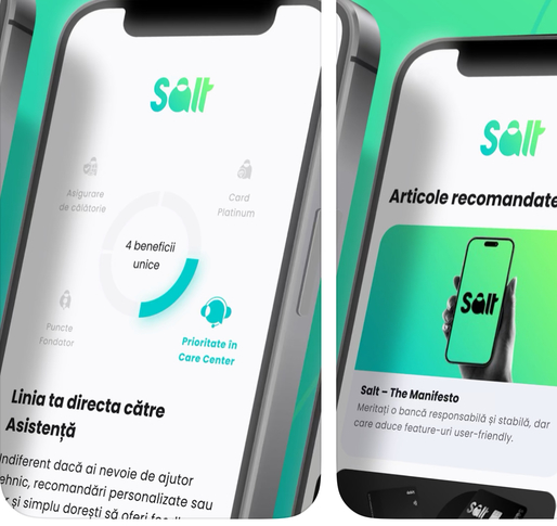 FOTO Salt Bank din grupul Banca Transilvania și-a lansat aplicația, ca prima bancă 100% digitală Made In România