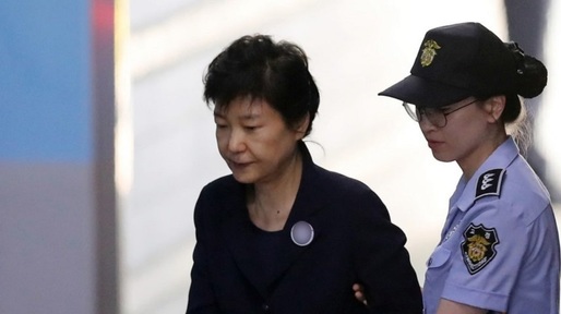Fosta președintă sud-coreeană Park Geun-hye, condamnată la 24 de ani de închisoare