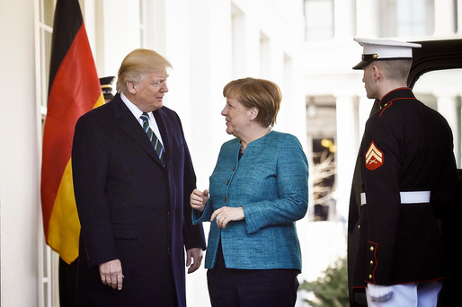 Oamenii de afaceri germani, dezamăgiți după discuțiile Trump-Merkel. SUA ar putea impune, de la 1 mai, taxe la importul de aluminiu și oțel inclusiv pentru UE 