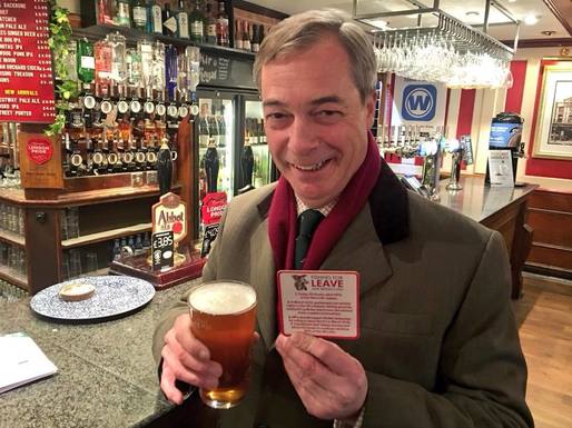 Nigel Farage părăsește Ukip, acuzând formațiunea că nu poate conduce Marea Britanie către ieșirea din Uniunea Europeană