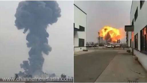 Explozie puternică într-o uzină chimică din China