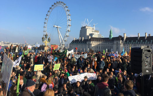 VIDEO Mii de activiști pentru mediu blochează străzile din centrul Londrei
