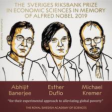  Nobelul Economiei atribuit lui Esther Duflo, Michael Kremer și Abhijit Banerjee pentru lucrări în domeniul luptei împotriva sărăciei