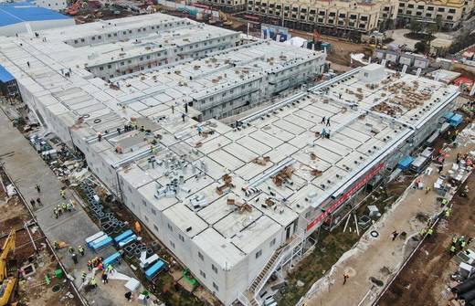 VIDEO China a finalizat în opt zile construcția unui spital dedicat tratării pacienților cu coronavirus nou