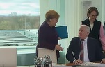 VIDEO Un ministru refuză să dea mâna cu Merkel în contextul confirmării a 150 de cazuri confirmate de contaminare cu coronavirus în Germania