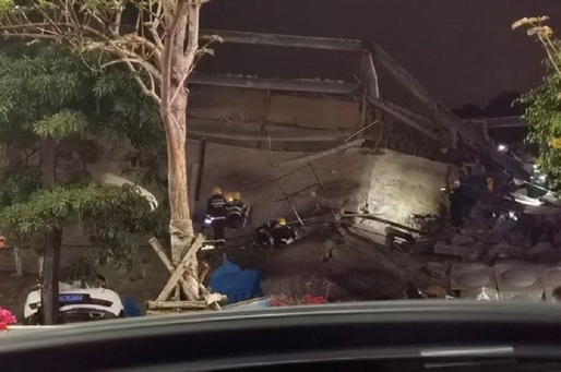 VIDEO Un hotel din China care era folosit pentru carantină s-a prăbușit. Patru persoane au murit