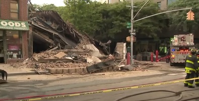 VIDEO O clădire de trei etaje s-a prăbușit într-o zonă rezidențială din New York