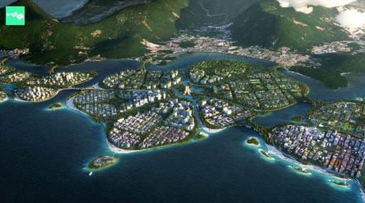 Malaezia construiește trei insule artificiale în formă de crin. Fiecare insulă va găzdui 18.000 de locuitori, va fi alimentată cu energie regenerabilă, iar clădirile vor fi construite din bambus și materiale reciclate