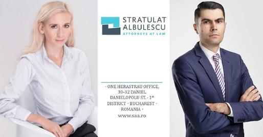 Stratulat Albulescu anuntă promovarea Cristinei Man și a lui Octav Grigore Stan în pozitia de Partener, în cadrul departamentului de Corporate/M&A